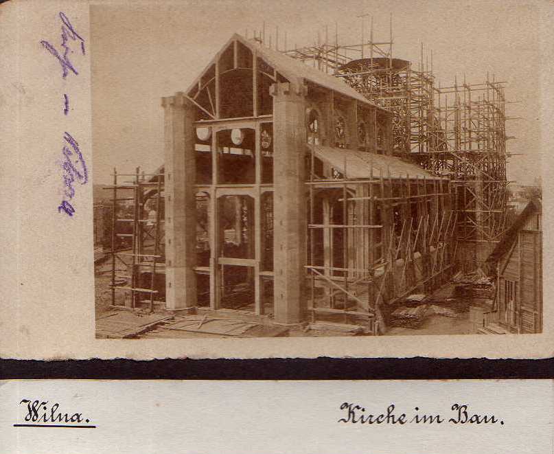 Švč. Jėzaus Širdies bažnyčios statyba. I PK