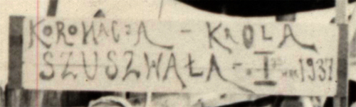 17. Transparantas „Karaliaus Žiursto I-ojo karūnacija. 1937 m.“